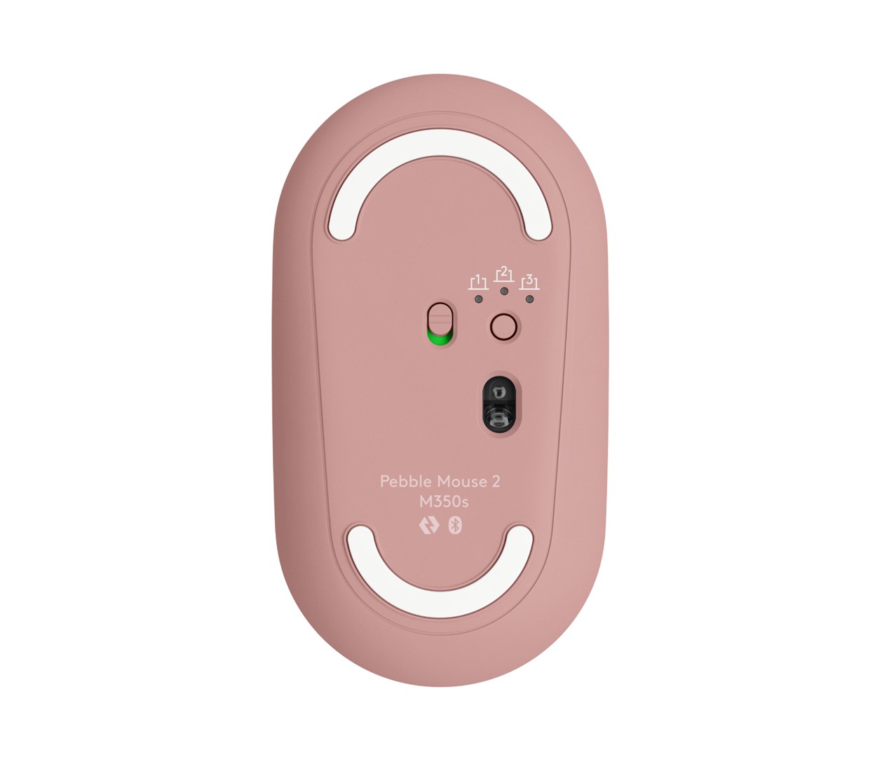 PEBBLE MOUSE 2 M350S TONAL ROSE/BT N/A EMEA-808 DONGLELESS