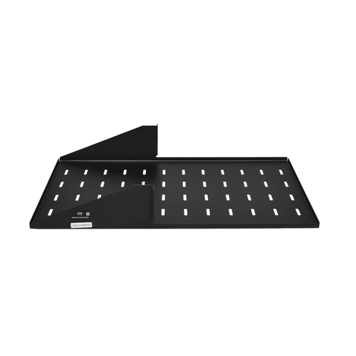Tripp Lite SRSHELF2PCENTER SmartRack Center-Mounted Steel Rack Shelf - 2U, Vented, 21.5 in. Deep, Holds up to 100 lb. (45 kg)