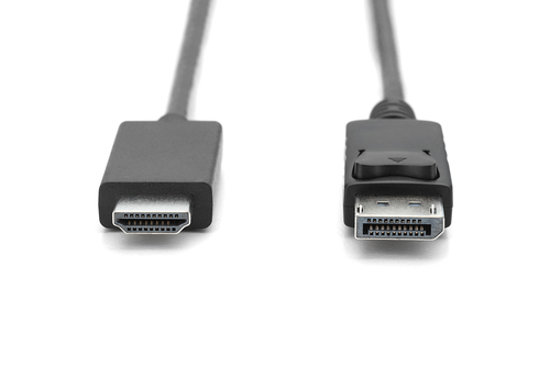 Digitus DisplayPort Adapter Cable, DP - HDMI type A