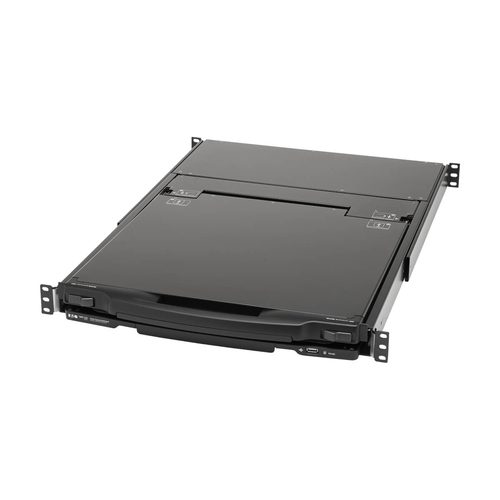 Tripp Lite B030-DP16-17DIP NetDirector 16-Port DisplayPort KVM Switch Console with 17 in. LCD, IP Remote Access, Dual Rail, 1U Rack-Mount