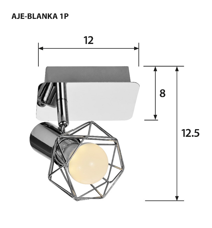 Activejet AJE-BLANKA 1P spot lamp