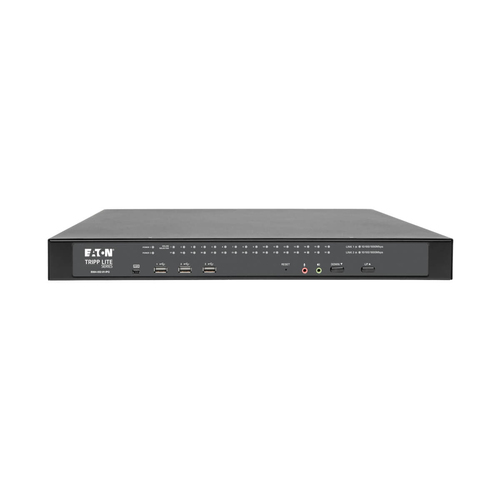 Tripp Lite B064-032-01-IPG NetDirector 32-Port Cat5 KVM over IP Switch - Virtual Media, 1 Remote + 1 Local User, 1U Rack-Mount, TAA