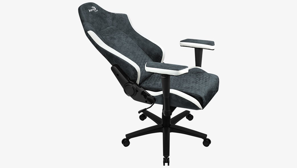 Aerocool Crown AeroSuede Universal gaming chair Padded seat Blue  Steel