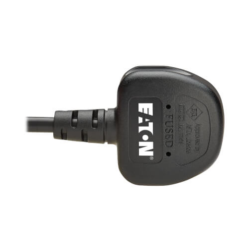 Eaton P056-01M-UK power cable Black 1 m BS 1363 IEC C13