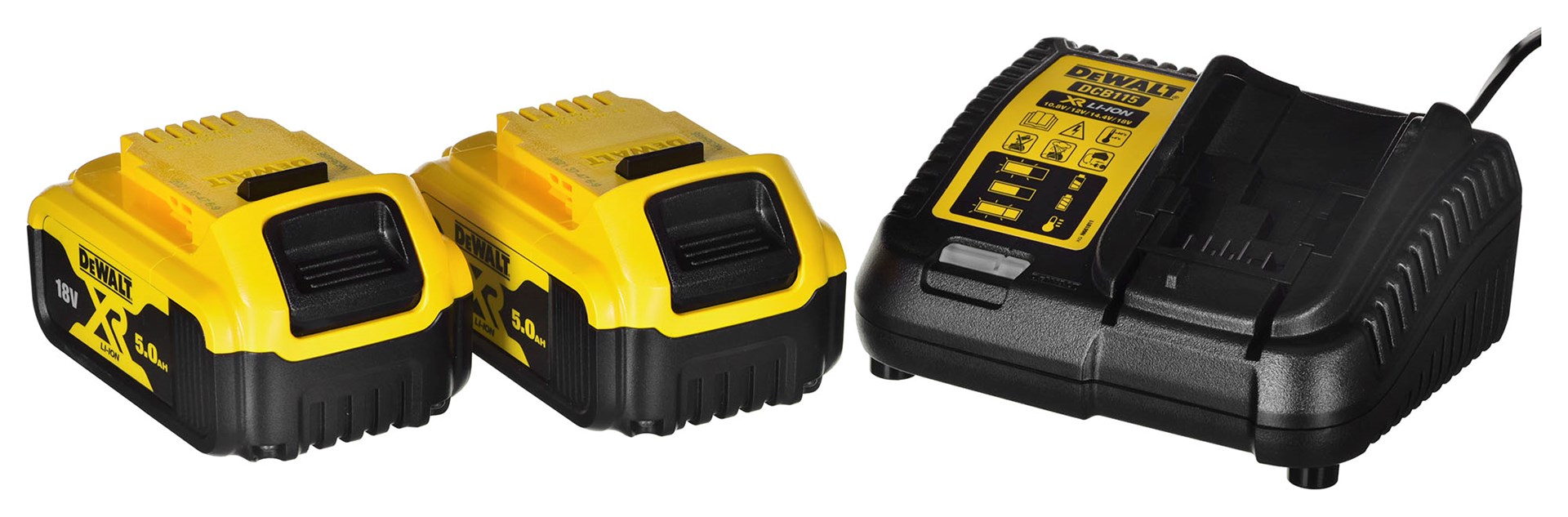 POWER TOOL COMBO KIT DEWALT DCK266P2T (DCD796+DCF887) 2X5 0AH 18V