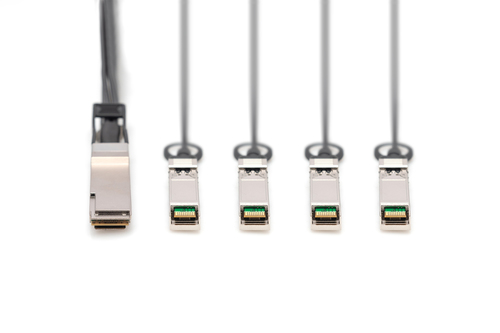 Digitus 40G QSFP+ to 4XSFP+ Direct Attach Cable 1m