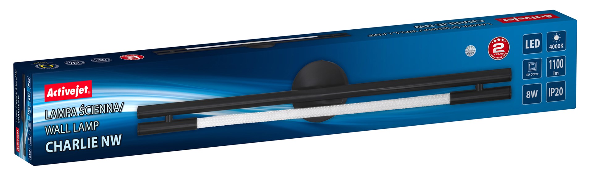 Activejet LED wall lamp AJE-CHARLIE NW
