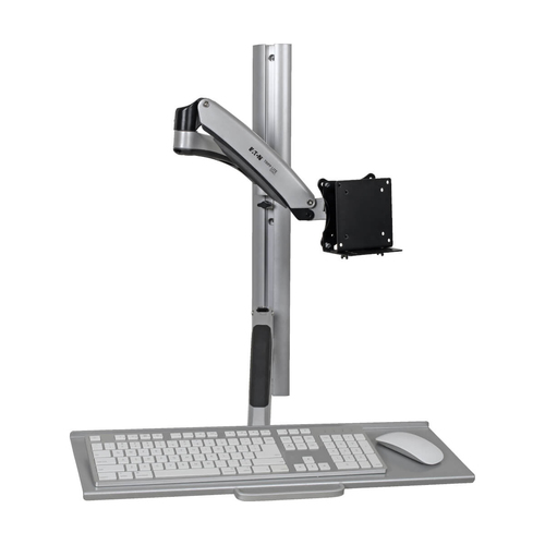 Tripp Lite WWSS1327RWTC Adjustable-Height Wall-Mount Sit-Stand Workstation, Single-Display