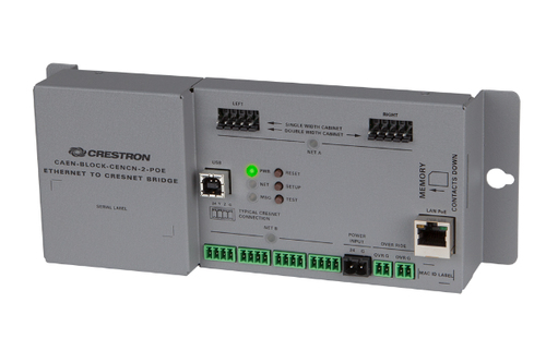 Crestron CAEN-BLOCK-CENCN-2-POE bridge/repeater