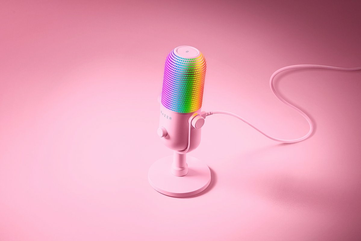 Razer Seiren V3 Chroma Pink PC microphone
