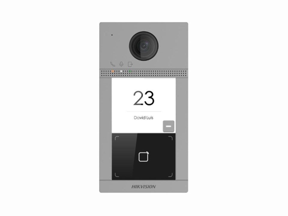 Hikvision DS-KV8113-WME1(C) video intercom system 2 MP Black, Grey