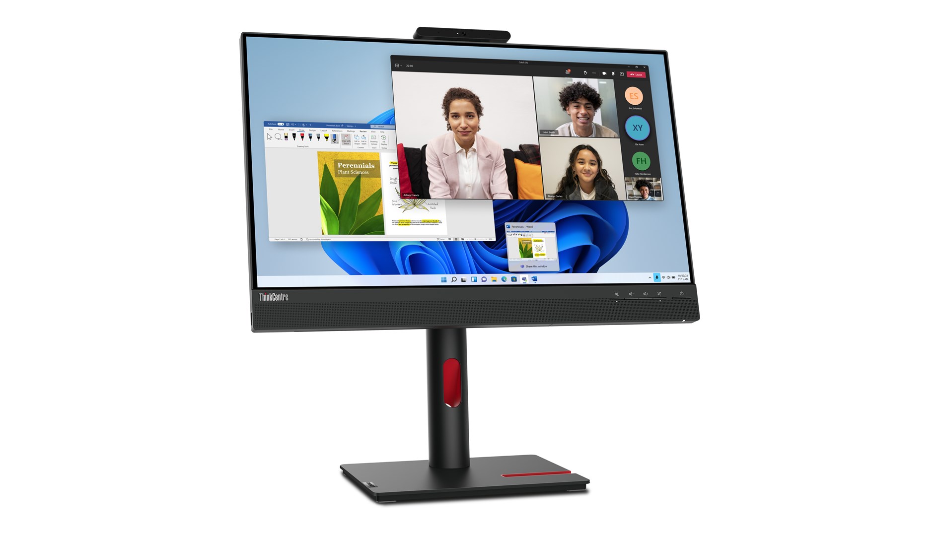 Lenovo ThinkCentre Tiny-In-One 24 Gen 5 LED display 60.5 cm (23.8") 1920 x 1080 pixels Full HD Black