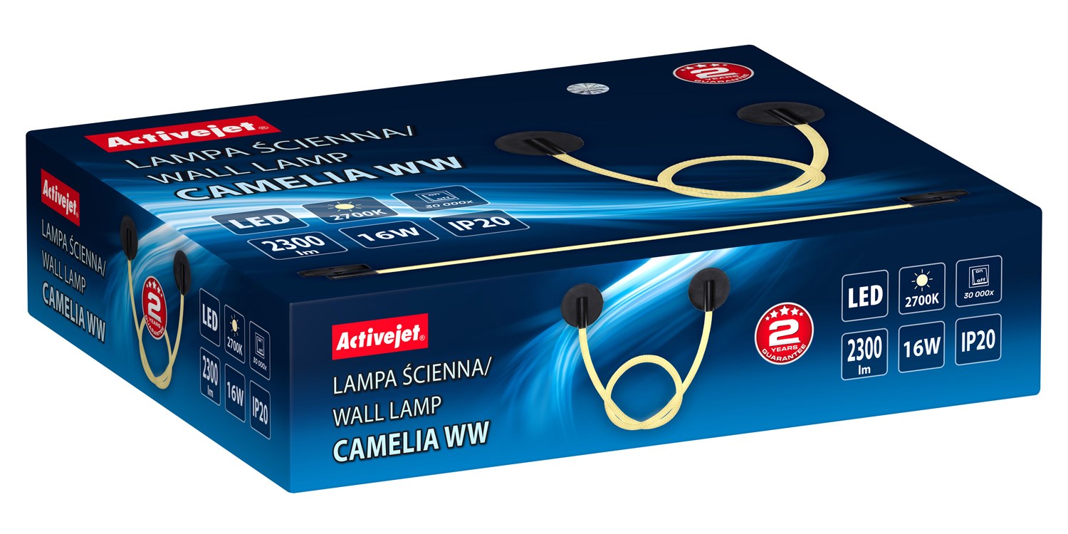 Activejet LED wall lamp AJE-CAMELIA WW
