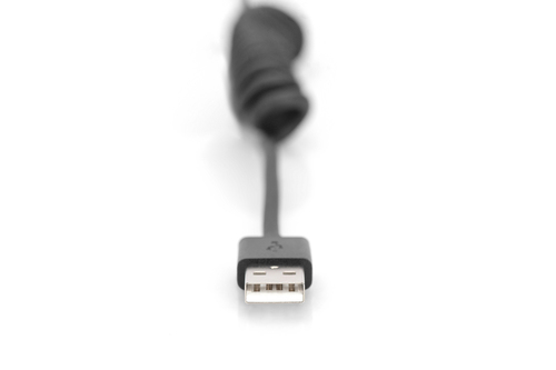 Digitus USB 2.0 - USB A to USB C Spiral Cable