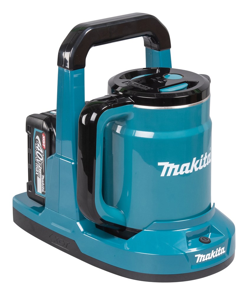 Makita KT001GZ electric kettle 0.8 L Black  Blue