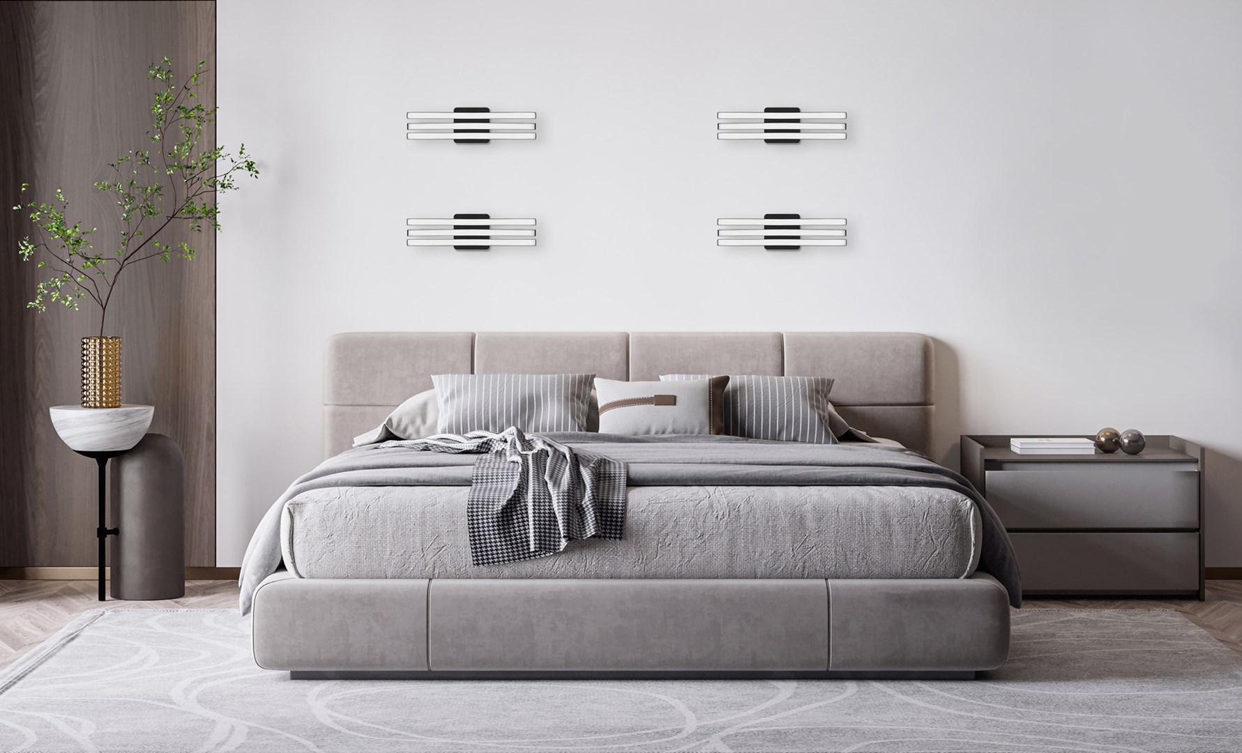 Activejet LED wall lamp AJE-LOGAN
