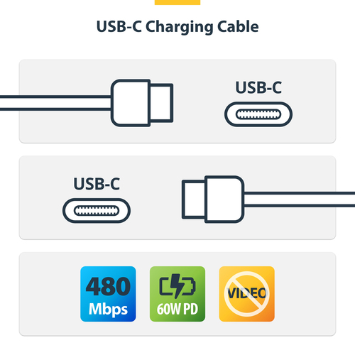 USB2CC1MNCWHE - Cables & Adaptors by StarTech.com