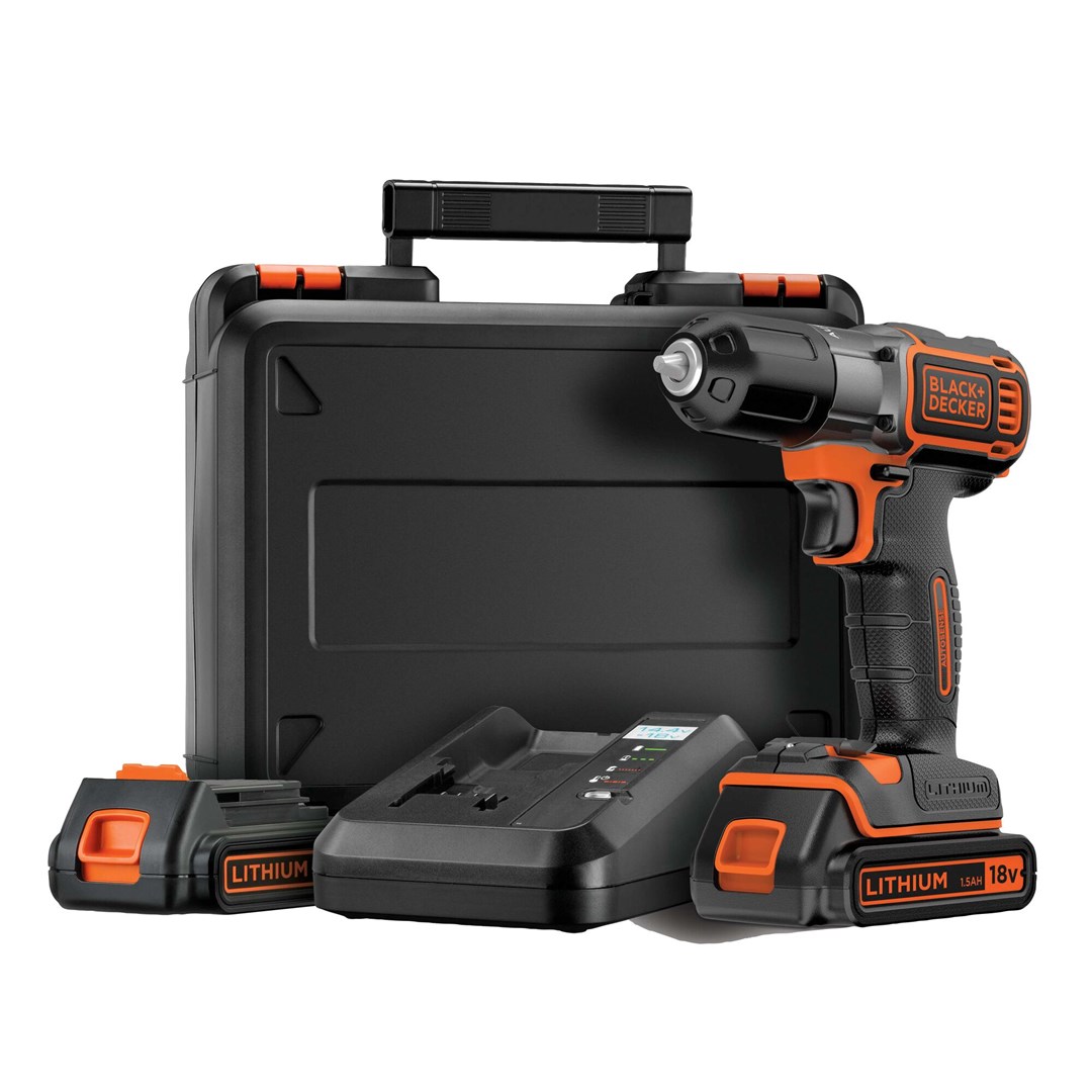 Black & Decker ASD18KB-QW drill Black  Orange