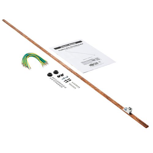 Tripp Lite SRGROUND25 SmartRack Copper Bus Grounding Bar for 24U and 25U Racks
