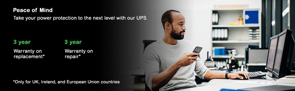 APC Back-UPS Pro uninterruptible power supply (UPS) Line-Interactive 1.5 kVA 865 W 6 AC outlet(s)