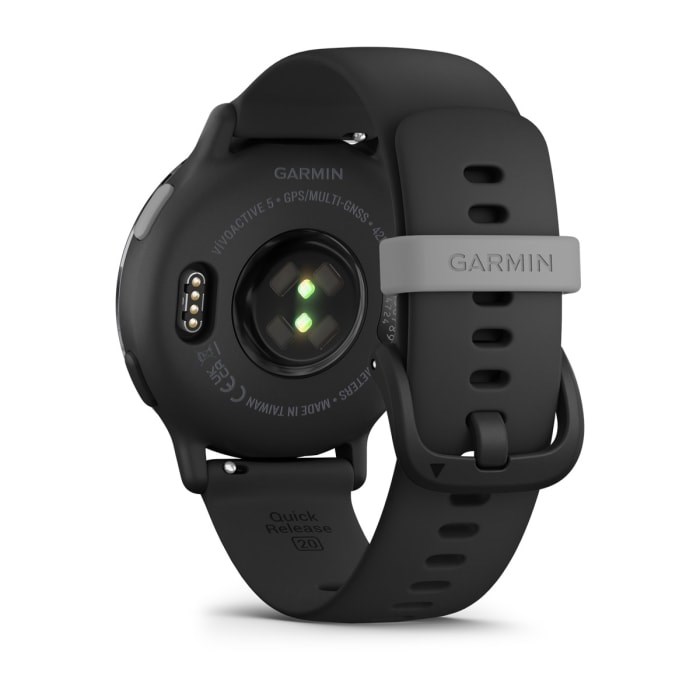 Garmin Vivoactive 5 3.05 cm (1.2") AMOLED Digital 390 x 390 pixels Touchscreen Black Wi-Fi GPS (satellite)