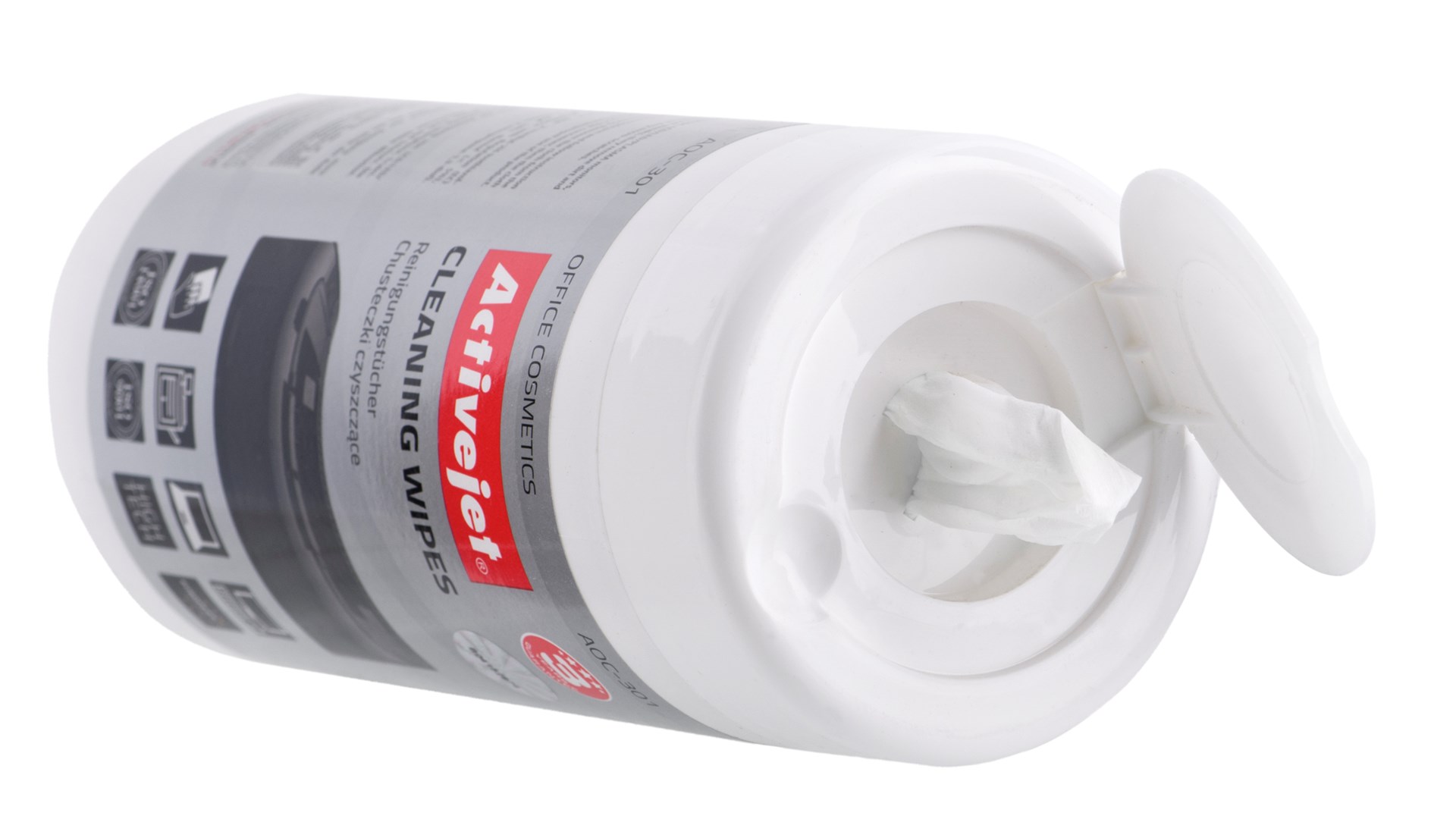 Activejet AOC-301 Universal cleaning wipes 100 pcs.