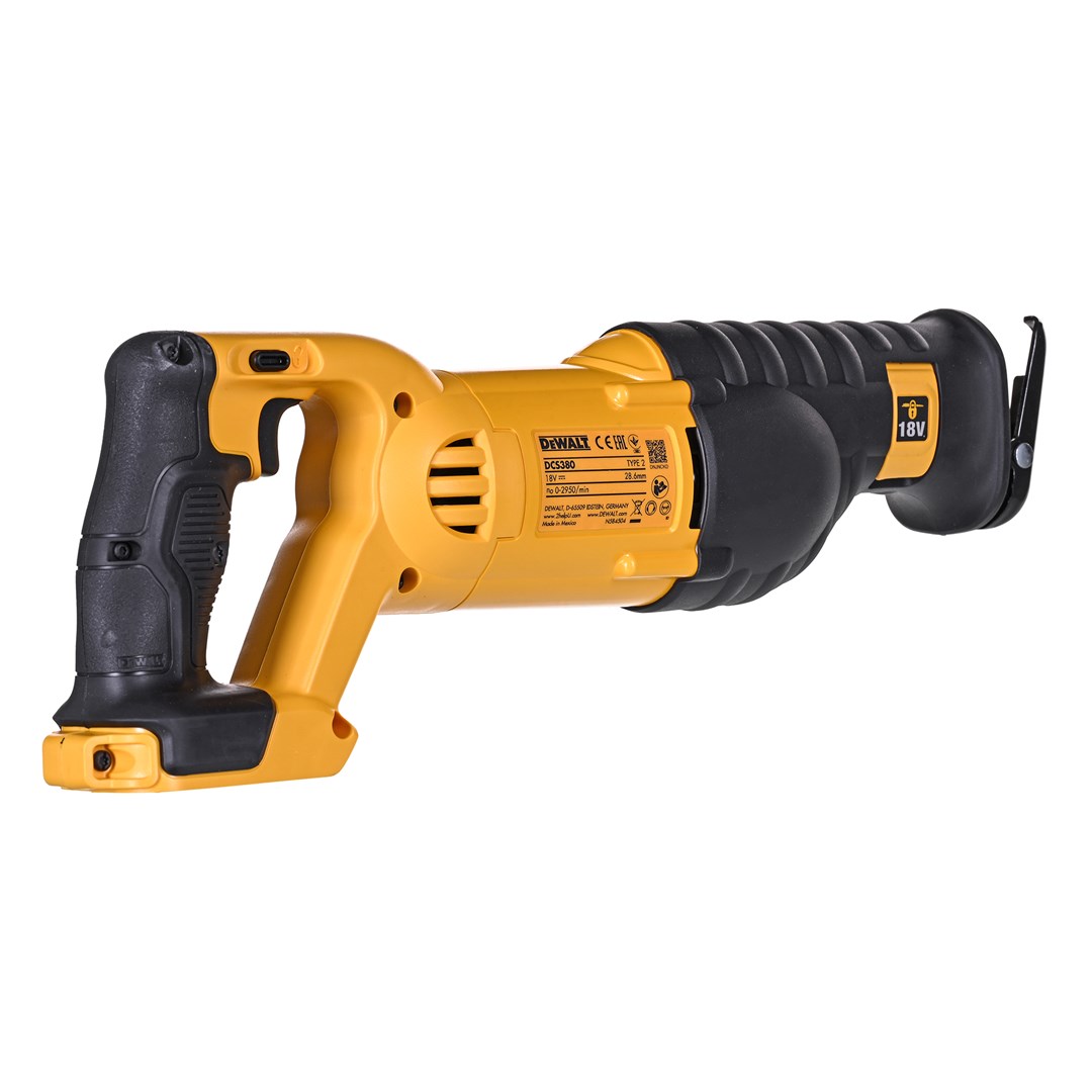 DeWALT DCS380N sabre saw 2.86 cm Black Yellow