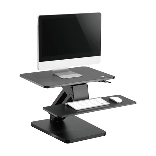Tripp Lite WWSSDTAM Safe-IT Adjustable-Height Sit-Stand Desktop Workstation, Antimicrobial Protection