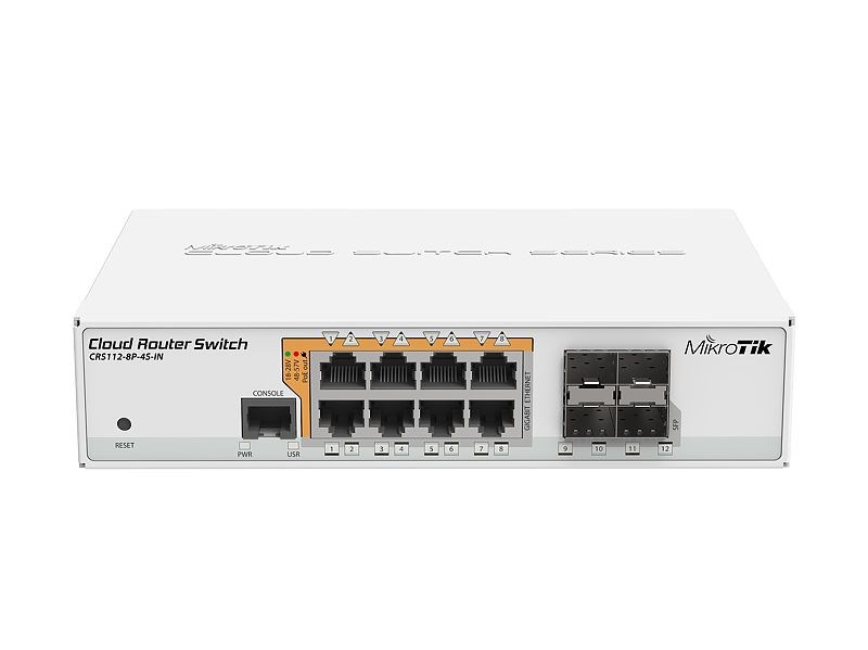 Mikrotik CRS112-8P-4...