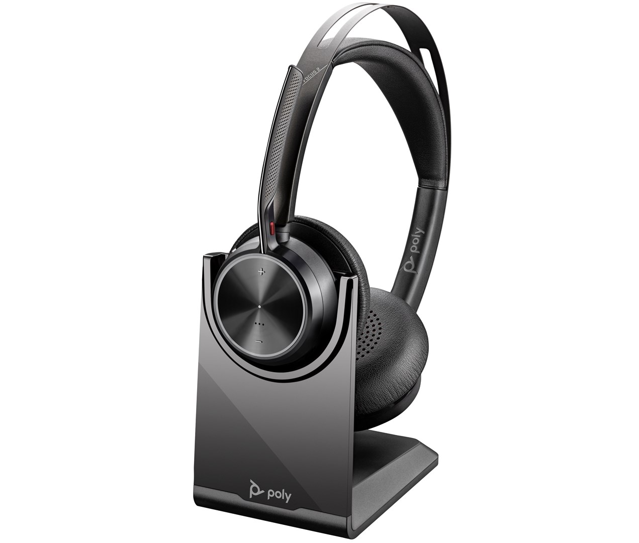 Poly Voyager Focus 2 UC Headset +USB-A to USB-C Cable +Charging Stand