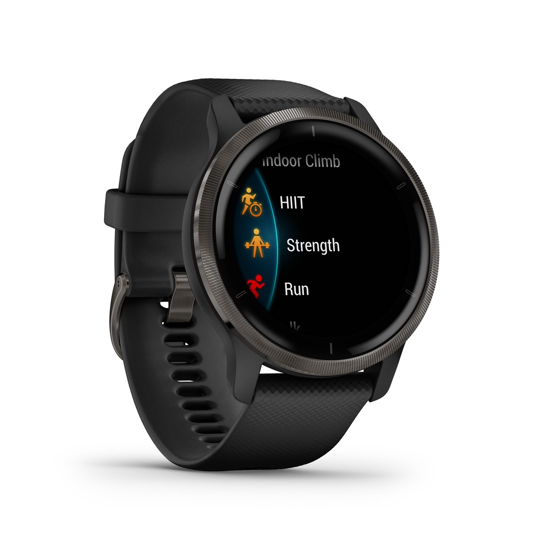 Garmin Venu 2 3.3 cm (1.3") AMOLED 45.4 mm Digital 416 x 416 pixels Touchscreen Wi-Fi GPS (satellite)
