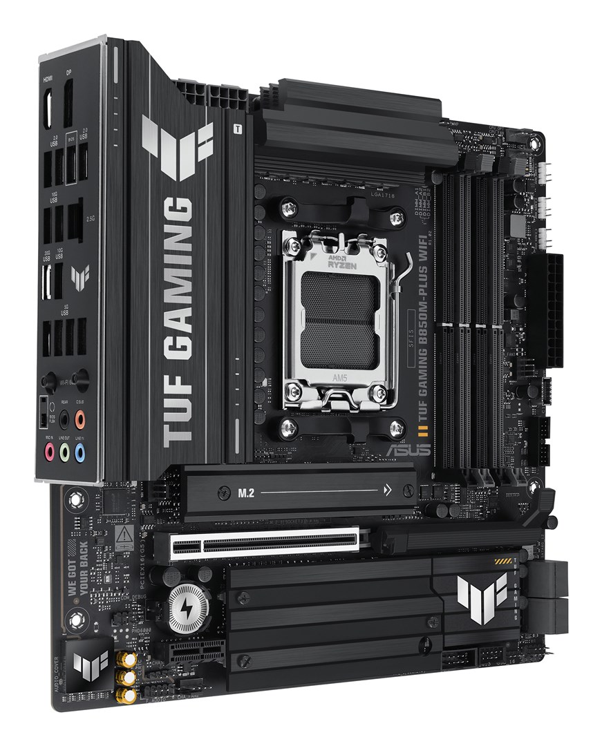 ASUS TUF GAMING B850M-PLUS WIFI AMD B850 Socket AM5 micro ATX