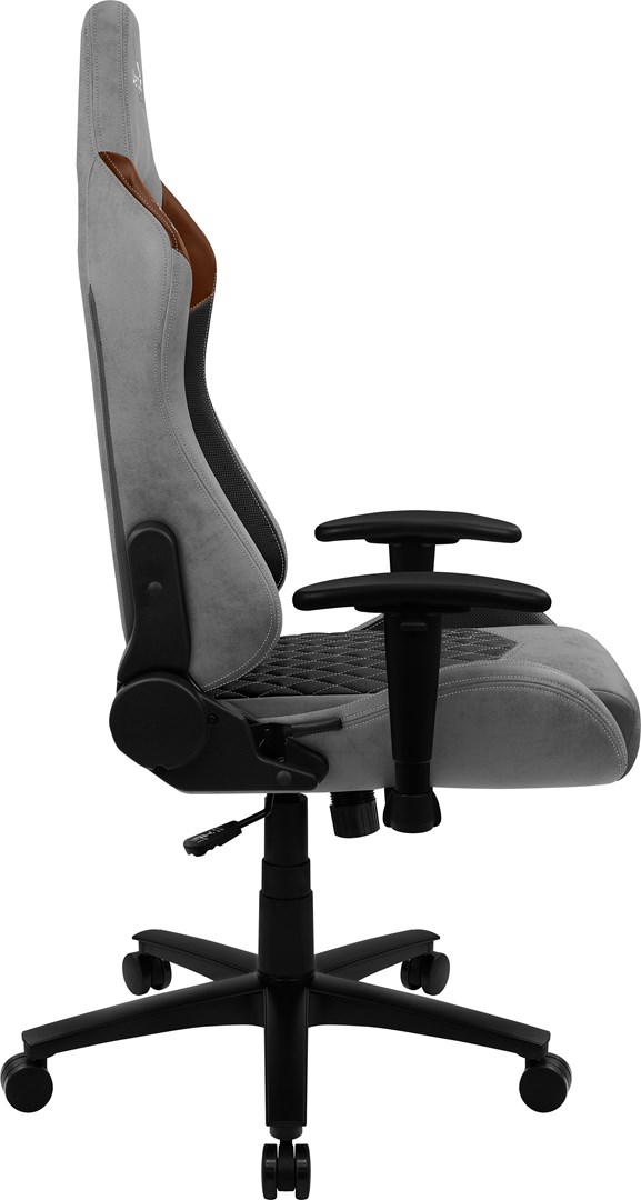 Aerocool DUKE AeroSuede Universal gaming chair Black, Brown, Grey