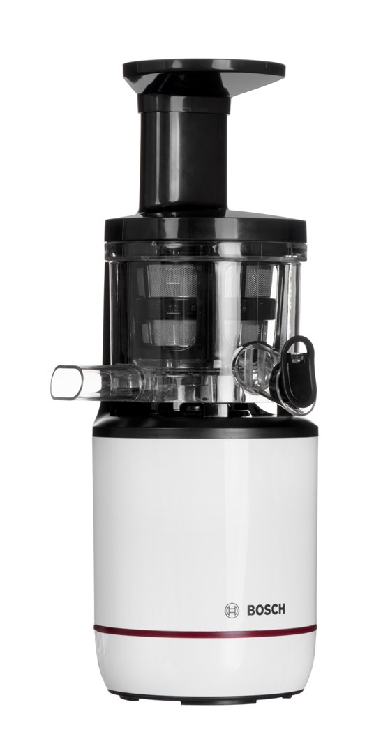 Bosch MESM500W juice maker Slow juicer 150 W Black, White