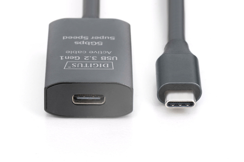 Digitus Active USB 3.2 Gen1 5G extension cable, USB-C - USB-C, 5m