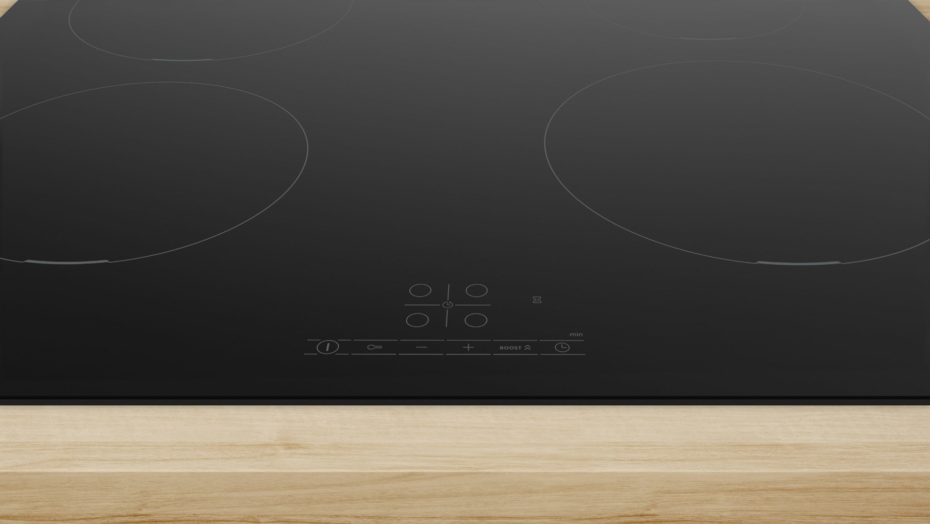 Bosch Serie 4 PUE611BB5E hob Black Built-in 60 cm Zone induction hob 4 zone(s)