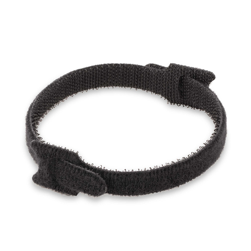 StarTech.com 6in Hook and Loop Cable Ties - 50 Pack - Black - Reusable Cable Straps - Adjustable and Flexible - Cord Organizer Tie/Wraps for Cable Management - Wire Loop Ties
