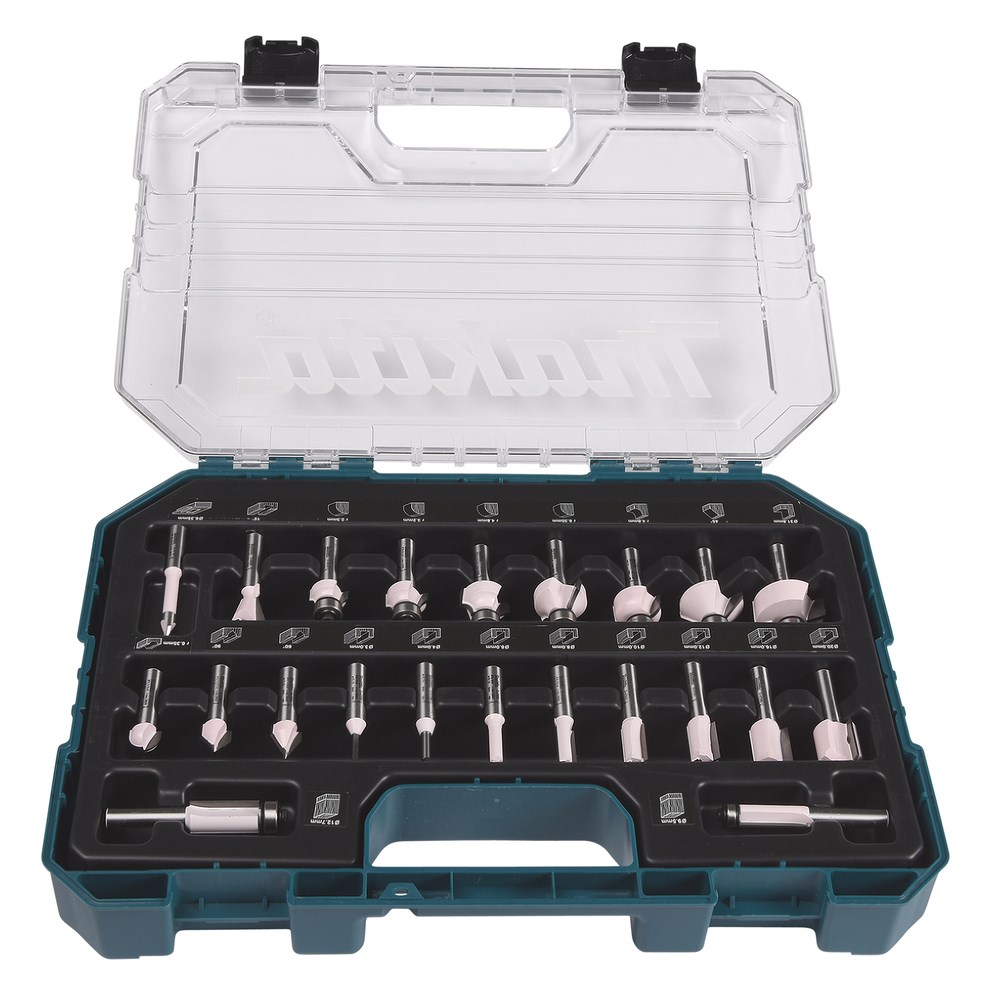 Makita universal cutters 8mm set of 22 pieces