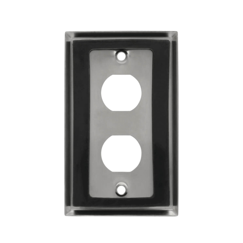 Tripp Lite N206-FP02-IND 2-Port Single Gang Faceplate, Stainless Steel, Industrial Grade, IP44, TAA