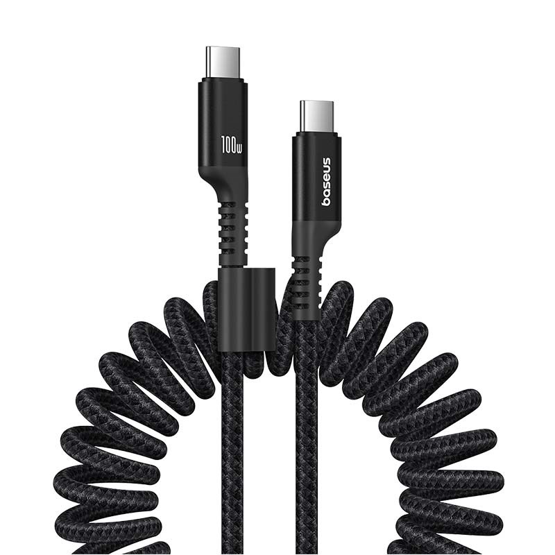 Baseus Fish-Eye USB C to USB C fast charging cable 1 m 100 W Black