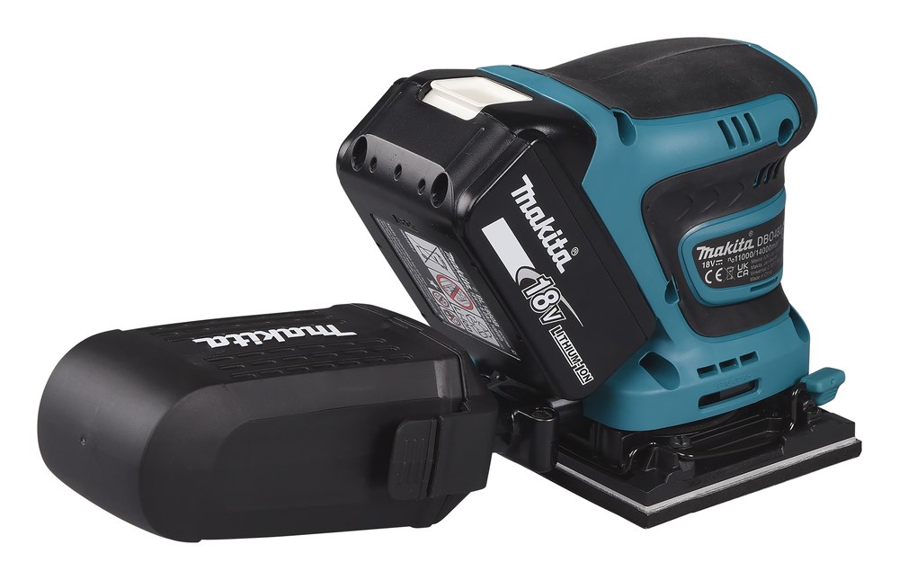 Makita DBO480Z portable sander Random orbital sander 14000 OPM Black  Blue 210 W