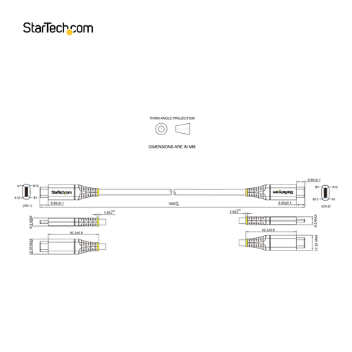 USB31CCV1M - Cables & Adaptors by StarTech.com