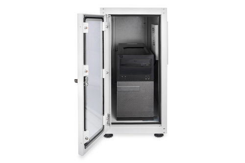 Digitus Computer housing with in-built filter fan and levelling feet
