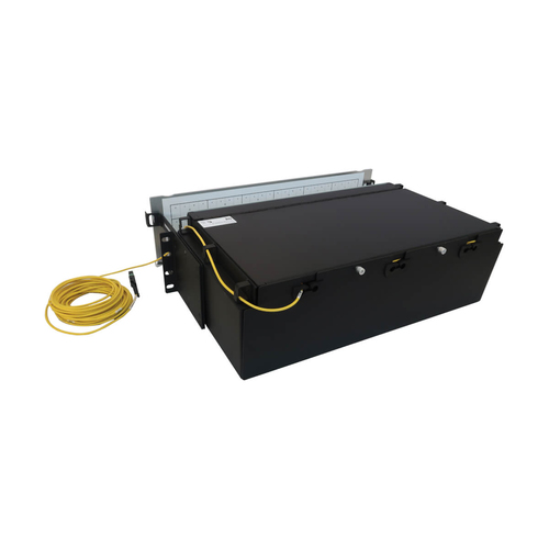 Tripp Lite Preloaded Fiber Patch Panel, 3U - 24x (12F MTP/MPO-APC to 4x LC Duplex F/F) 8F Trunk Cables, OS2 Singlemode, 10 m (32.8 ft.)