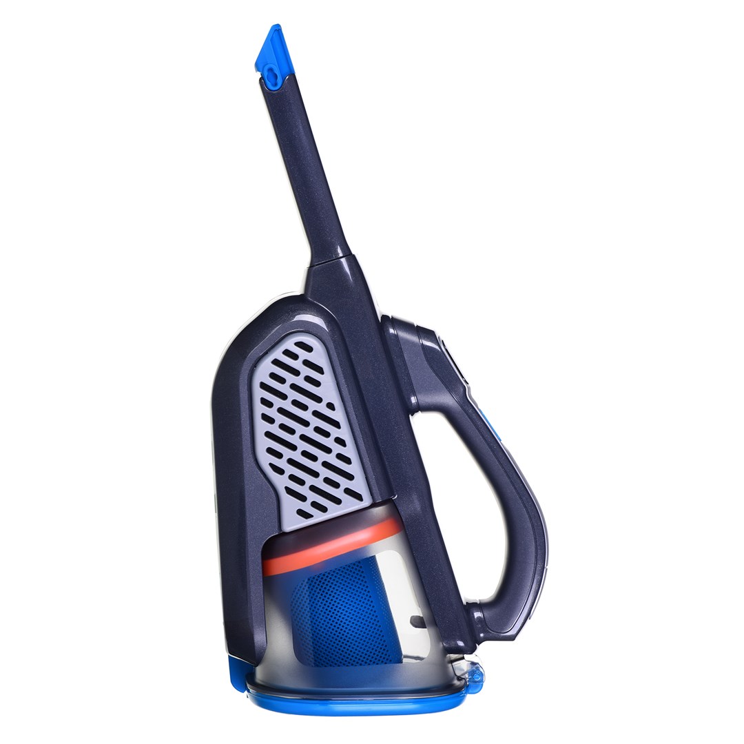 Black & Decker BHHV520BF handheld vacuum Black Blue Silver Bagless