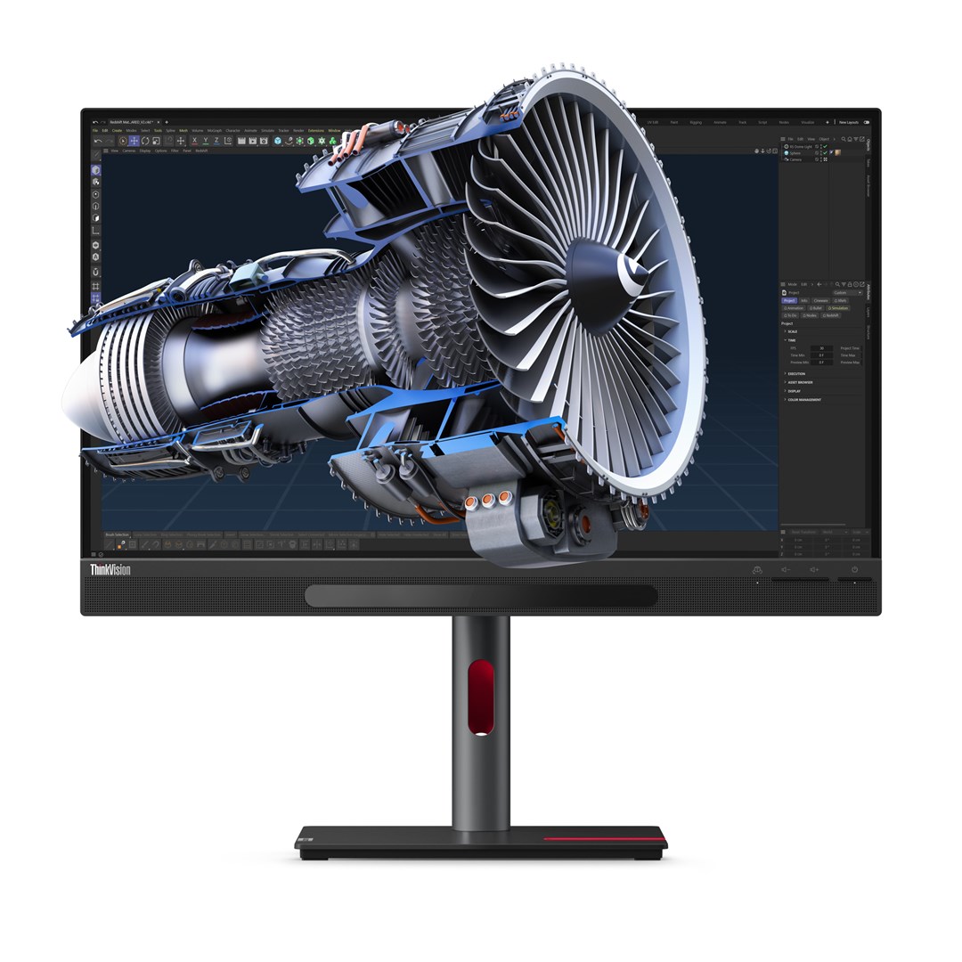 Lenovo ThinkVision 27 3D LED display 68.6 cm (27") 3840 x 2160 pixels 4K Ultra HD Black