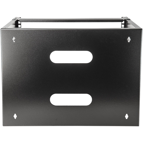 StarTech.com 8U Wall Mount Network Rack - 14 Inch Deep (Low Profile) - 19" Patch Panel Bracket for Shallow Server and IT Equipment, Network Switches - 80lbs/36kg Weight Capacity, Black