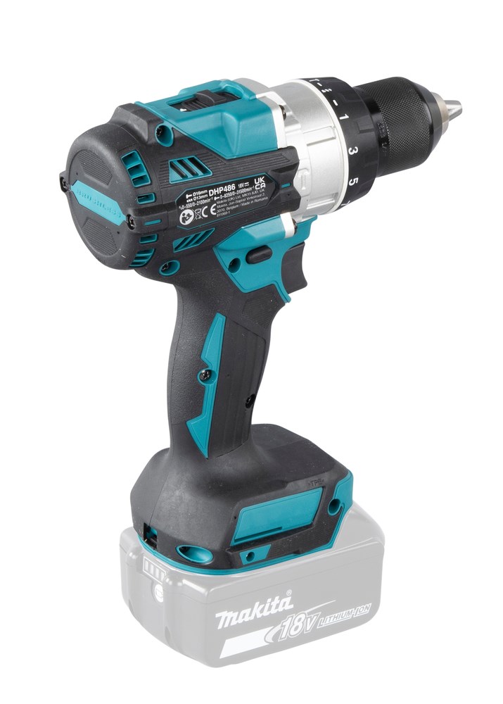 Makita DHP486Z drill 2100 RPM 2.7 kg Black  Blue