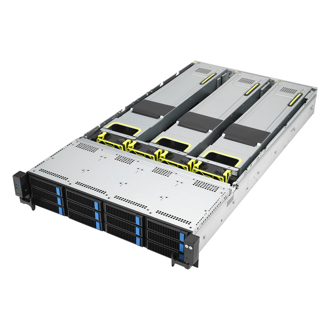 ASUS RS720A-E12-RS24U Socket SP5 Rack (2U) Grey