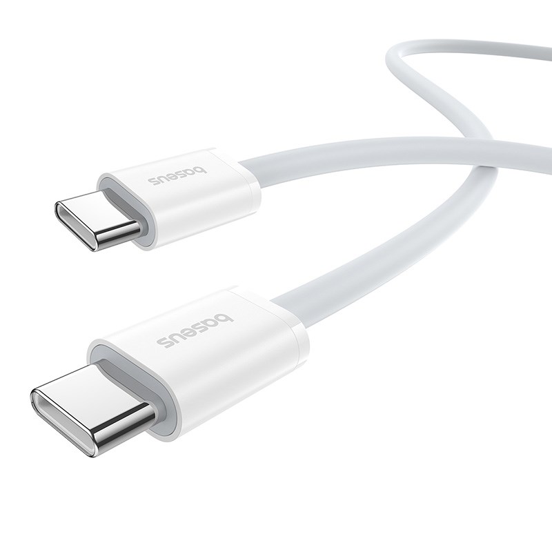 Baseus Superior USB C to USB C data cable 1 m 30 W White